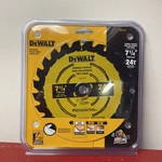 Dewalt DW7112PT 7-1/4" X 24T Precision Trim Saw Blade 5/8" Arbor Carbide Teeth. Fixed Price $22.50.