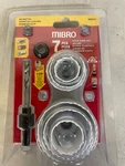 Mibro 7 Piece Bi-metal Hole Saw Set P/N988141. Fixed Price $35.00.