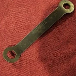 Vintage Rockwell Circular Saw Wrench 1931-X 6-3/4" Long, 1/2" 5/8". Fixed Price $6.99.
