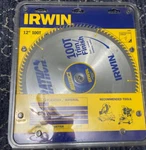 Irwin Marathon 14084 12" 100T Miter & Table Saw Blades. Fixed Price $100.00.