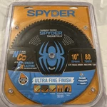 Spyder 13026 10-INCH 80T Tct Tarantula Ultra Fine Circular Saw Blade. Fixed Price $48.60.