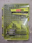 Ryobi 101 Piece Drilling And Driving Kit. Fixed Price $25.00.