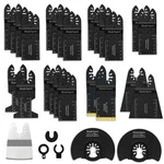 Bladexpert 30 Pcs Oscillating Saw Blades, Universal Titanium Bi-metal & Black. Fixed Price $32.26.