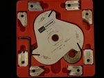 Sears Craftsman No. 9-3214 Molding Head Set With Cutter Blades. Fixed Price $150.00.