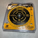 New Dewalt DW3194 7-1/4IN Circular Saw Blade, 40-TOOTH Tough Coat. Fixed Price $19.99.