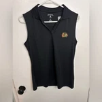 New Women's Antigua Chicago Blackhawks Tribute Sleeveless Polo Sz #1212. Fixed Price $18.00.