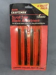 Sears Craftsman Usa Nos Scroll Saw Assortment 26880 20 Blades 5 Long. Fixed Price $30.00.