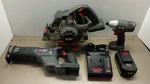 Porter Cable 18V 3 Piece Tool Set With Battery & Charger. Tested Works!. Fixed Price $104.98.