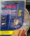 Bosch DB741C 7" 5/8" Arbor Premium General Purpose Diamond Saw Blade. Fixed Price $15.00.