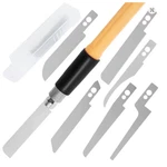 Mini Hand Saw Set 6 Shapes & 5 #11 Blades For Hobbies Model Building Cutter. Fixed Price $14.98.