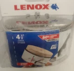 Lenox Tools 1773006 Bi-metal Speed Slot 4 1/2" Arbored Hole Saw. Fixed Price $44.00.