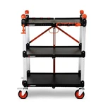 Crescent Siterunner Shelf Folding Jobsite Cart: CREF3SCBL Brand New Box. Fixed Price $289.99.