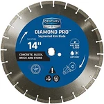 Century Drill & Tool 75486 Diamond Segmented Rim Blade, 14". Fixed Price $125.35.