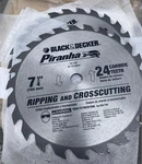 25 Blades X Black & Decker Piranha Carbide 7-1/4" 24T 90548362 New. Fixed Price $154.99.