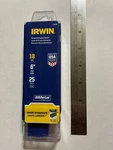 Irwin IWAR618, 372618B 18TPI 6" Reciprocating Saw Blades Metal Cutting (25PK). Fixed Price $30.99.