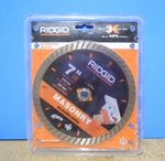 Ridgid 7" Inch Turbo Rim Masonry Diamond Saw Blade Cutting 25-TB70IP. Fixed Price $25.00.