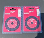 New Sealed Lot Set Of 2 Milwaukee 49-94-3005 3" Carbide Abrasive Blades. Fixed Price $19.99.