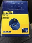 Irwin 373178BX Bi-metal Hole Saw, 1-7/8 Dia, High Speed Steel. Fixed Price $7.90.
