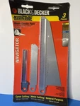 Black & Decker Navigator Blade 3 Piece Combo New Sealed Package 74-598. Fixed Price $34.99.