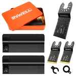 Inwell 200 Pcs Oscillating Saw Blades High Carbon Steel Quick Release Multitool. Fixed Price $89.64.