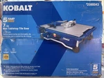 Kobalt 5-AMP 7-IN-BLADE Corded Wet Tabletop Tile Saw. Fixed Price $39.85.