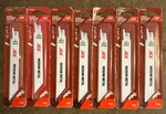 Ace Reciprocating Saw Blades 6 In. Bi-metal 18 Tpi Thin 7 Pack Nip. Fixed Price $19.00.