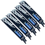 Bosch 6" 8/10 Tpi Edge Reciprocating Saw Blades For Thick Metal 5 Pack - RESM6X2. Fixed Price $18.98.