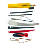 Dewalt And Assorted 18T Saw Blades, Combination Set, Various Sizes, 9 Pcs. Fixed Price $22.07.