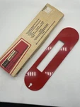 Sears Craftsman 9-29997 Dado Molding 10 Table Saw Insert Plate Red W/ Box. Fixed Price $44.00.