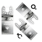 3PCS Diamond Oscillating Tool Blades, Universal-fit Multi Saw Silver. Fixed Price $20.23.