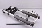 2015 Honda Goldwing Gl 1800 Front End Fork Triple Tree Axle Assembly Flat Black. Fixed Price $1080.20.