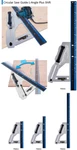 Shinwa Circular Saw Guide Angle Plus Shift 45/60/100/120CM Japan. Fixed Price $238.24.