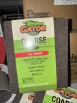 Gator 4641 Sanding Pad, 5-1/2 L, 4-1/2 W, 60 Grit, Coarse, 3 Sponges. Fixed Price $15.99.