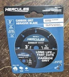 Hercules 3" Carbide Grit Abrasive Blade -general Purpose Cutting- #58771. Fixed Price $11.69.