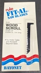 Rule Fit-al Wood Scroll Blade R-63 For Porter Cable & Rockwell Bayonet Saws. Fixed Price $8.50.
