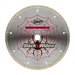 7" Black Widow Premium-grade, Thin Rim Diamond Blade For Wet Cutting Of Porcelai. Fixed Price $69.99.