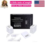 100 Safety Razor Blades - Super Sharp Stainless Steel & Lifetime Supply For S.... Fixed Price $26.99.