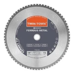 Twin-town 14-INCH Teeth Dry Cut And Medium Steel, Silver. Fixed Price $80.99.