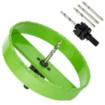 Hlofizi 6 Inch Carbide Hole Saw With Arbor For Recessed Lights, In., Green. Fixed Price $41.43.