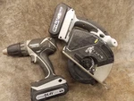 Panasonic EY4542 5-3/8 Metal Saw Cordless 1/2 Drill EY7440 14.4V Lit Ion Battery. Fixed Price $369.00.