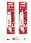 2 New 5-PACKS Milwaukee 49-00-5410 Multi-material 4" Hackzall Blades. Fixed Price $28.99.