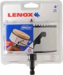 Lenox 4" Diam, 1-1/2" Cutting Depth, Hole Bi-metal Saw, Toothed Edge. Fixed Price $39.86.