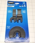 New Hart 3-PIECE Multi-tool Flush Plunge Cut Blade Set Compatible W/ Most Brands. Fixed Price $12.49.