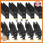 Amzbsaw 110-PACK Oscillating Blades: Wood, Metal, Plastic Universal Fit. Fixed Price $84.78.