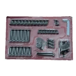 Metric Allan Bolt And Screw Kit With Wrenches & Spare Parts. Black. New.. Fixed Price $14.01.