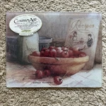 Counterart Glass Cutting Board Sharon Pedersen Cherry Bowl Rustic Kitchen Nos. Fixed Price $15.99.