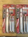 Milwaukee Sawzall Piece Blade New Sealed Package 49-22-1306A + 8TPI Torch. Fixed Price $14.99.