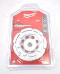 Milwaukee Diamond Cup Wheel Double Row Blade 4" 49-93-7750 Genuine Oem. Fixed Price $40.49.