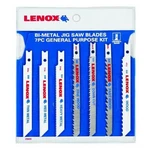 Lenox U743JA 7-PIECE Jig And Saber Saw Blade Assortment. Fixed Price $14.00.