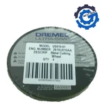 New Dremel Pack Of Ultra-saw 4" Diamond Grit Metal Cutting Wheels US510-01. Fixed Price $22.36.